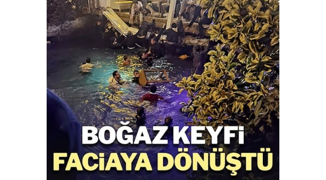 Beşiktaş Bebek’te Danış restoranın bulunduğu iskele çöktü
