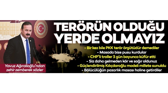 İyi Parti’de HDP depremi! Yavuz Ağıralioğlu: Terörün gölgesinin düştüğü yerde olmayız!
