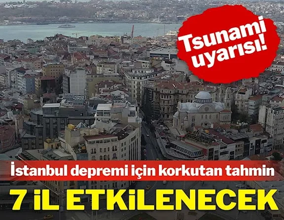 Kandilli’den ‘Marmara’ açıklaması: İstanbul depremi için büyüklük verdi… Tsunami uyarısı!