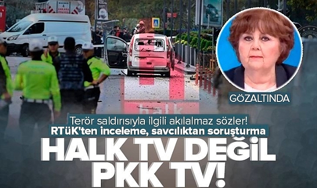 Yine Halk TV yine skandal! Ayşenur Arslan terör saldırısıyla ilgili akılalmaz sözleri sonrası kovuldu! Soruşturma başladı gözaltına alındı.