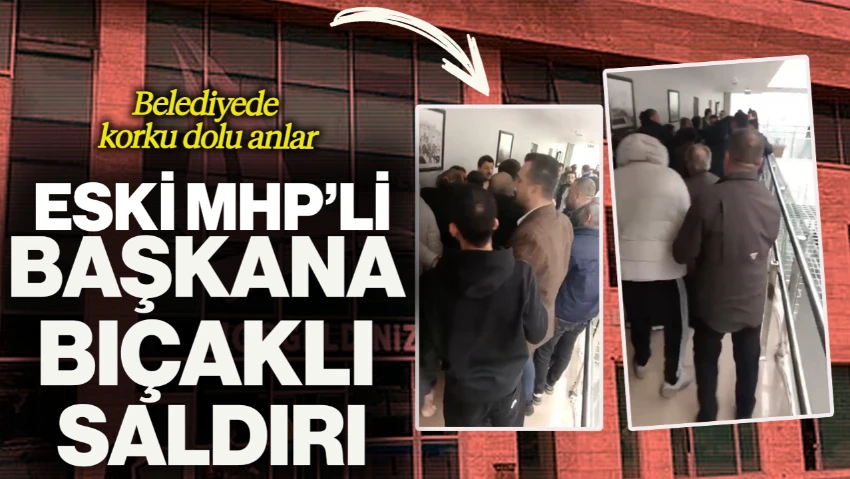 Karamürsel Belediyesi’nde Korku Dolu Anlar… Eski MHP’li Başkana Bıçaklı Saldırı