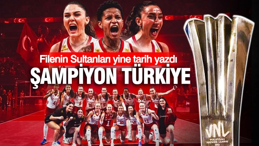 Filenin Sultanları yine tarih yazdı: Şampiyon Türkiye