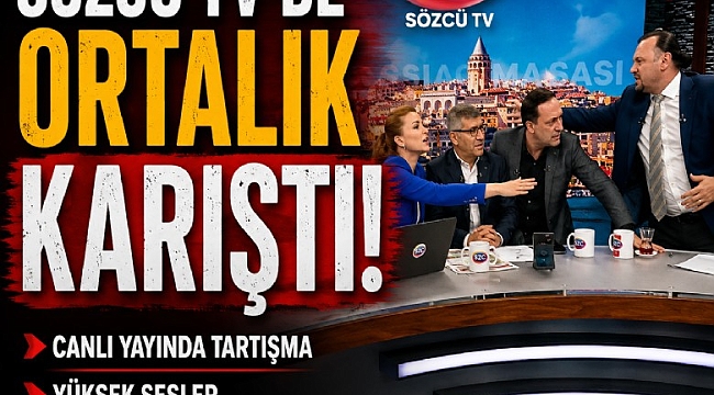 Sözcü TV'de ortalık karıştı! Geri zekalı, aptal...